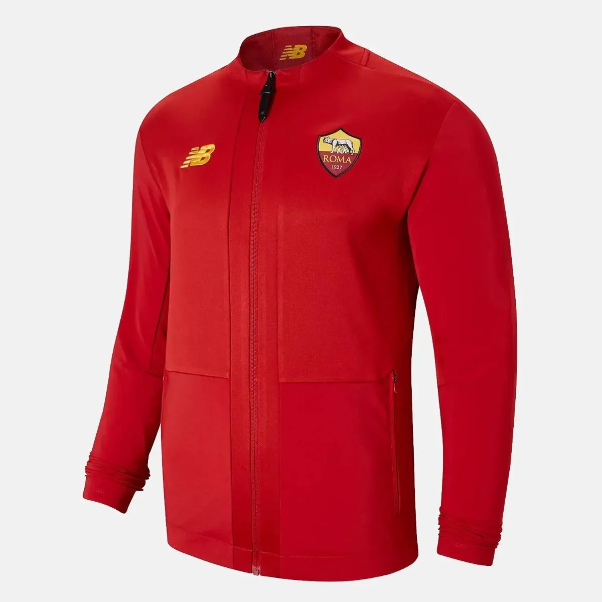 New Balance 2021-22 Roma Pre-Game Jacket - Red