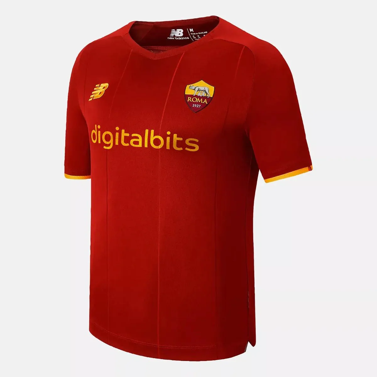 New Balance 2021-22 Roma Youth Home Jersey - Burgundy