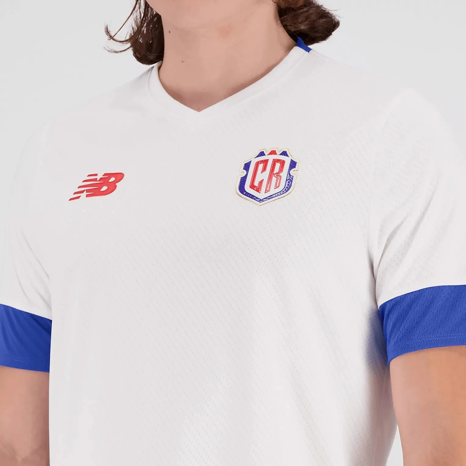 New Balance 2022-23 Costa Rica Away Jersey - White - Image 4