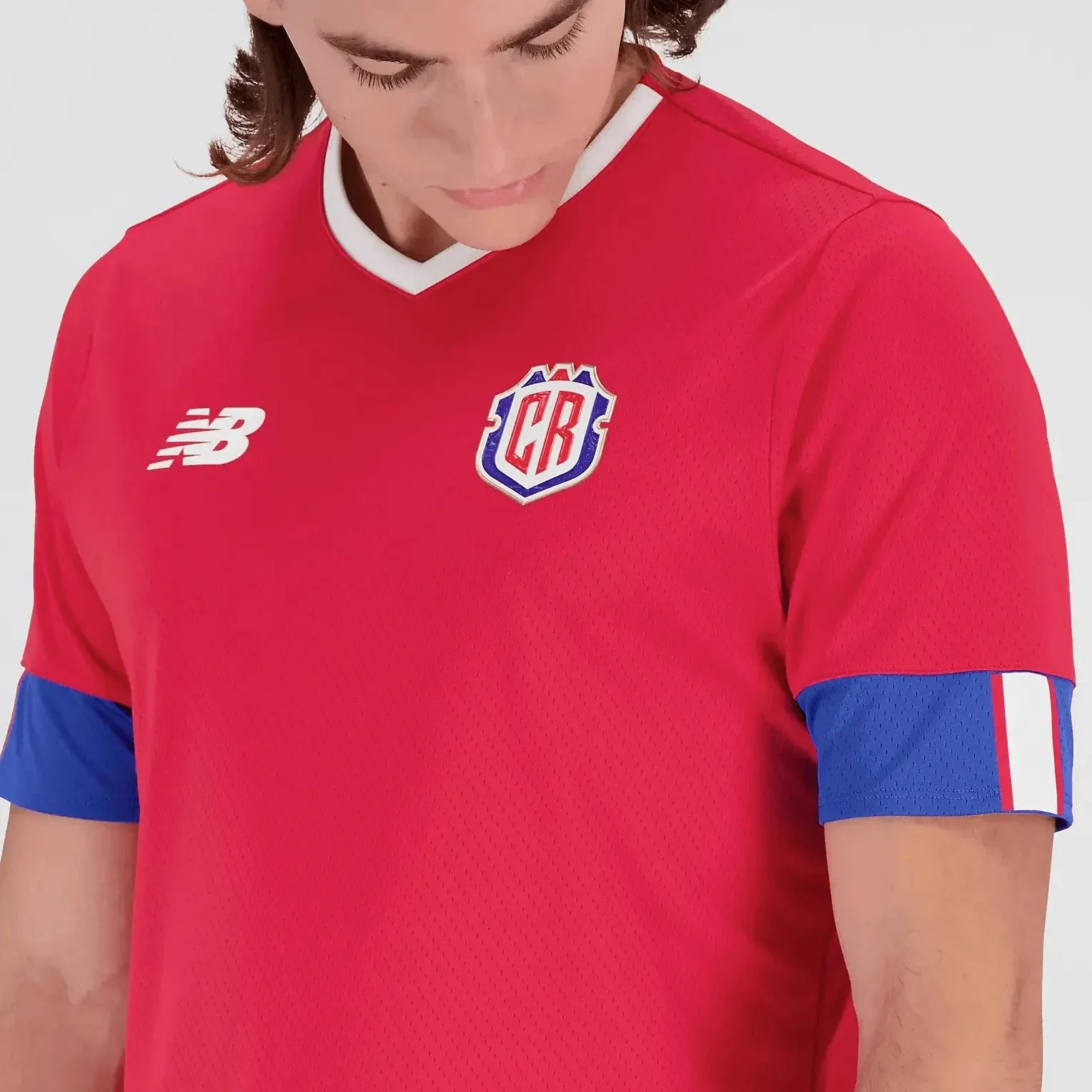 New Balance 2022-23 Costa Rica Home Jersey - Red - Image 4