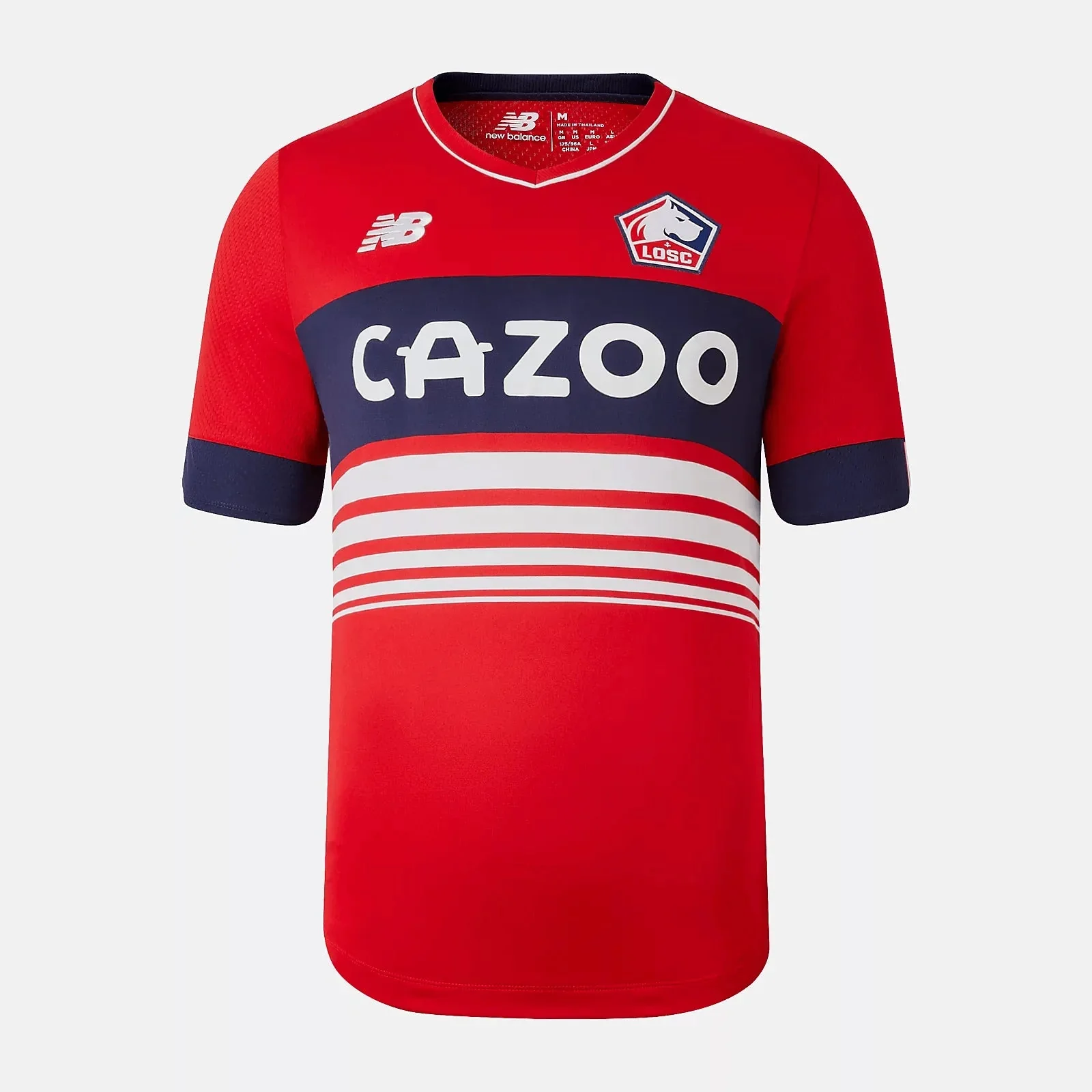 New Balance 2022-23 Lille OSC Home Jersey - Red - Image 2