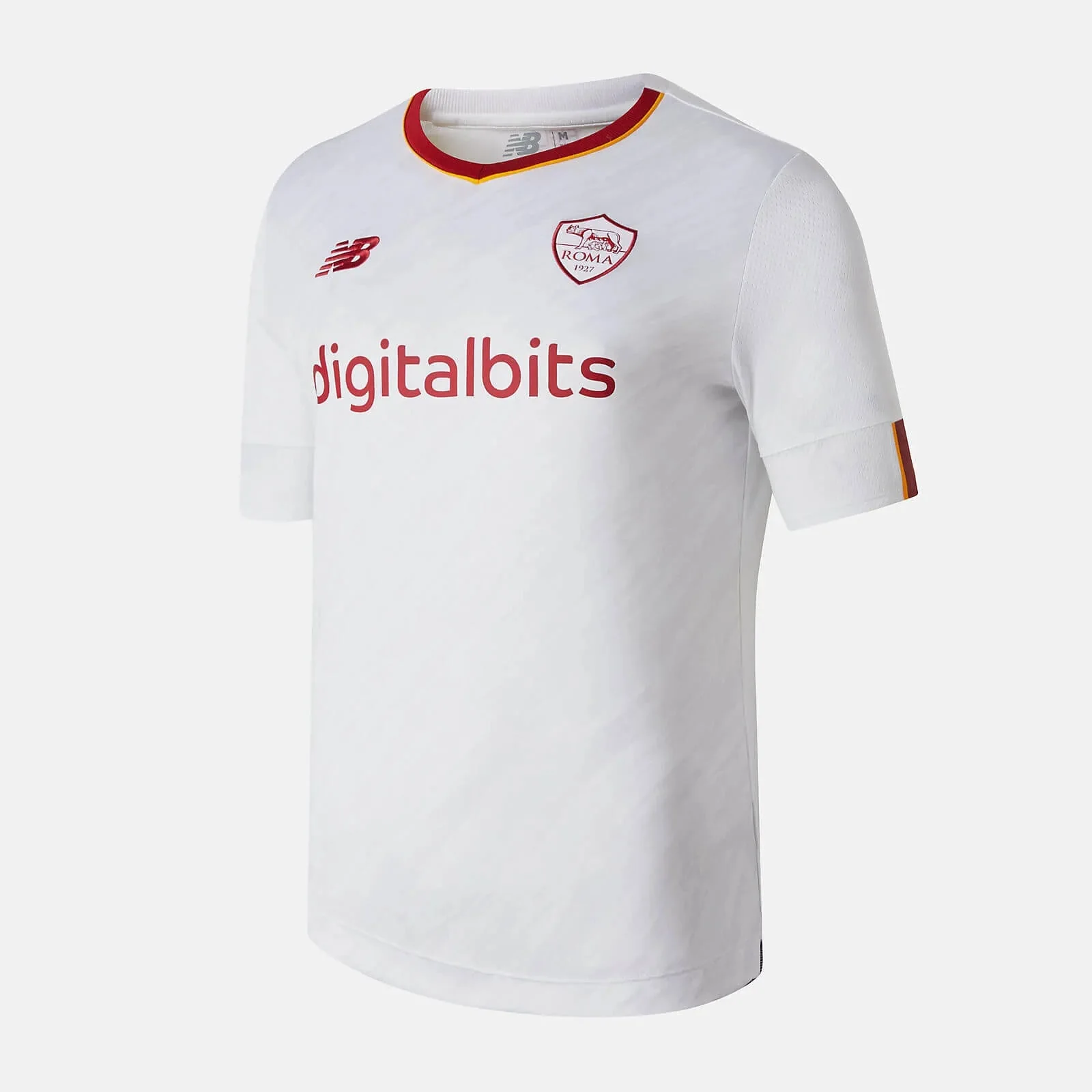 New Balance 2022-23 Roma Away Jersey - White