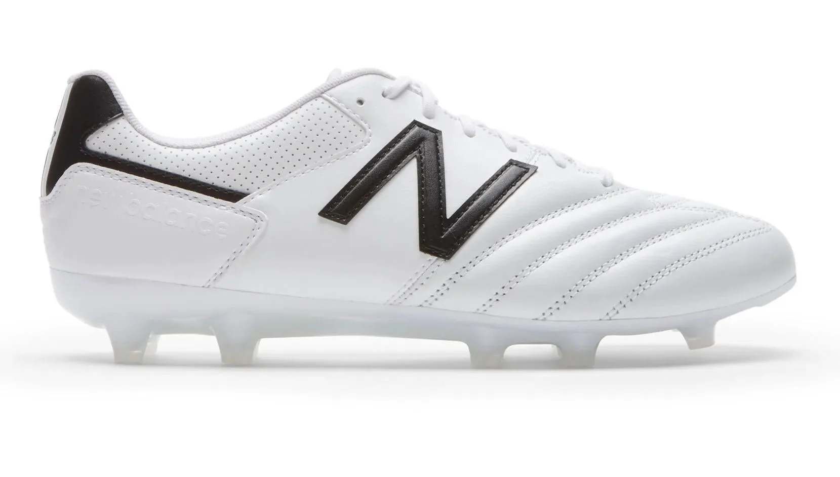 New Balance 442 Team FG 2E Wide - White-Black - Image 2
