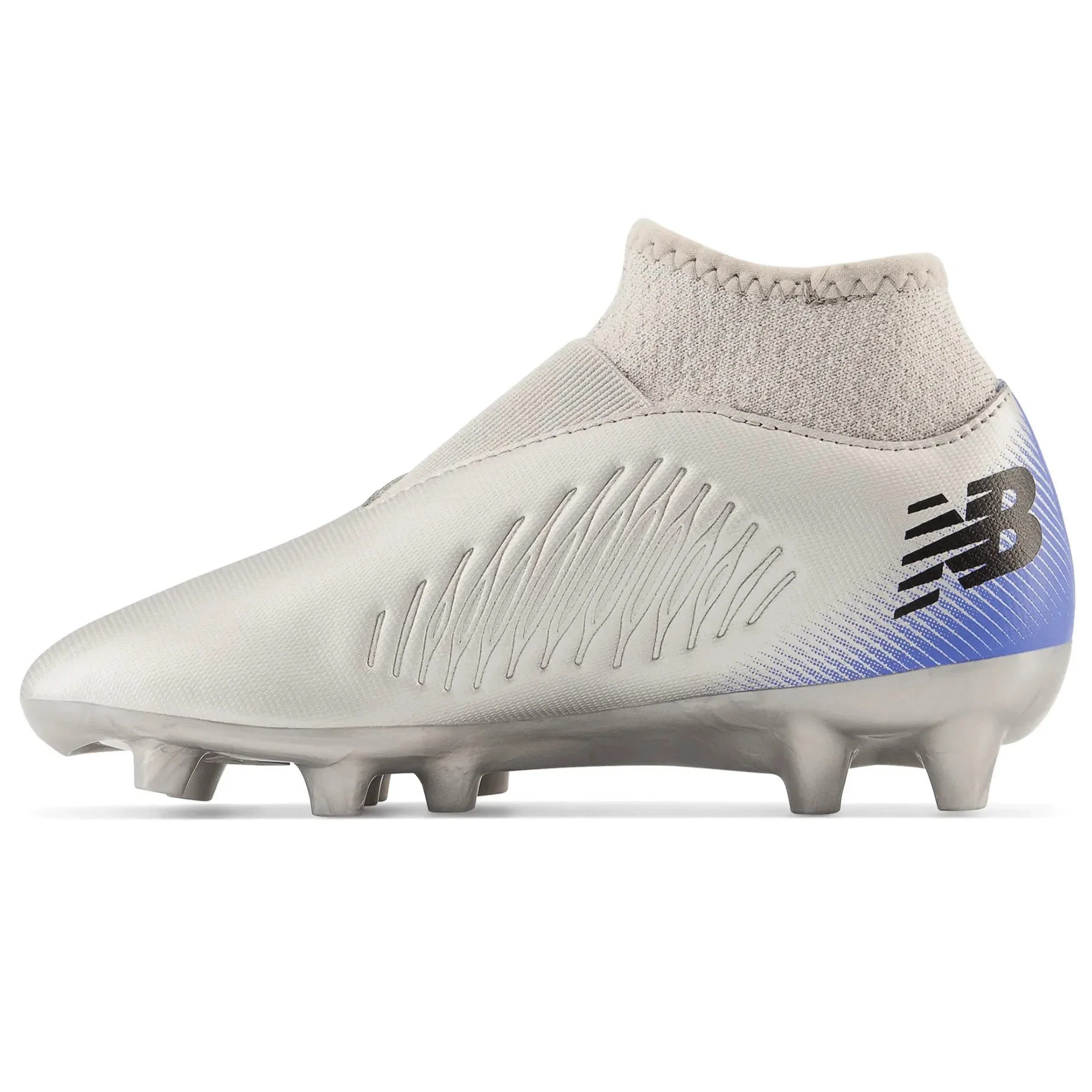 New Balance Junior Tekela v4 Magique FG Wide - Grey-Blue - Image 2