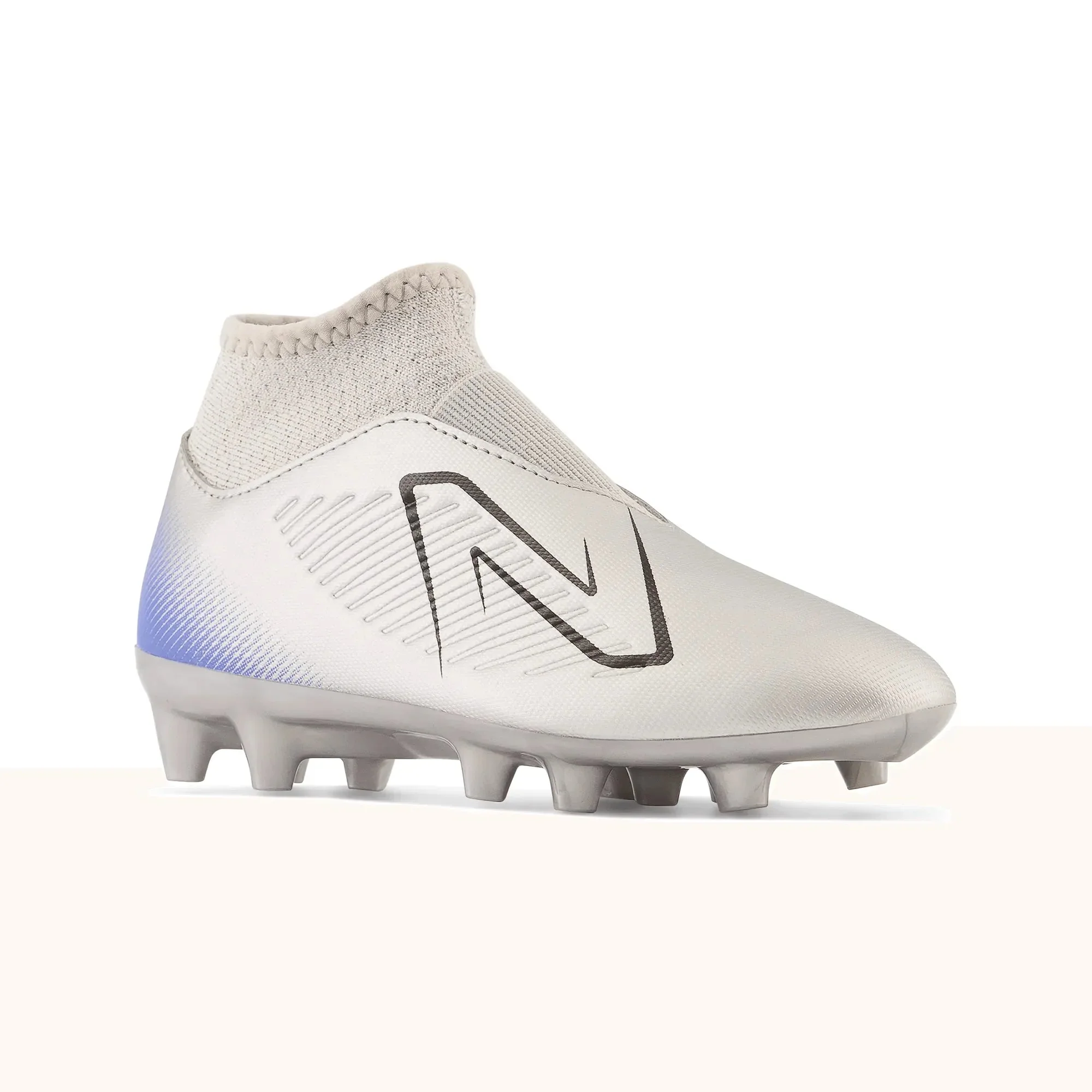 New Balance Junior Tekela v4 Magique FG Wide - Grey-Blue - Image 3