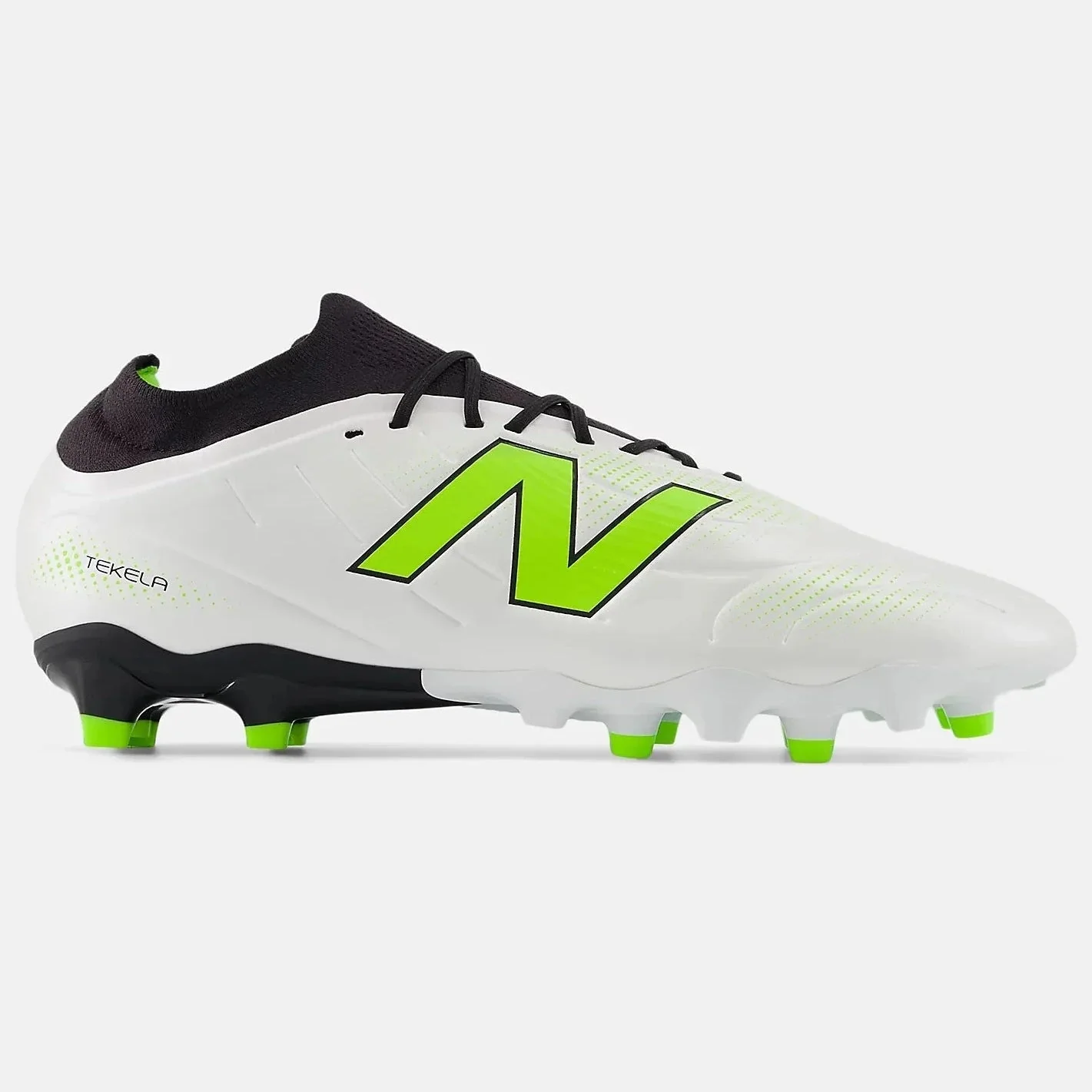 New Balance Tekela Team Low Laced V5 2E Wide Firm Ground Soccer Cleats - Lime Light Pack (FA25)