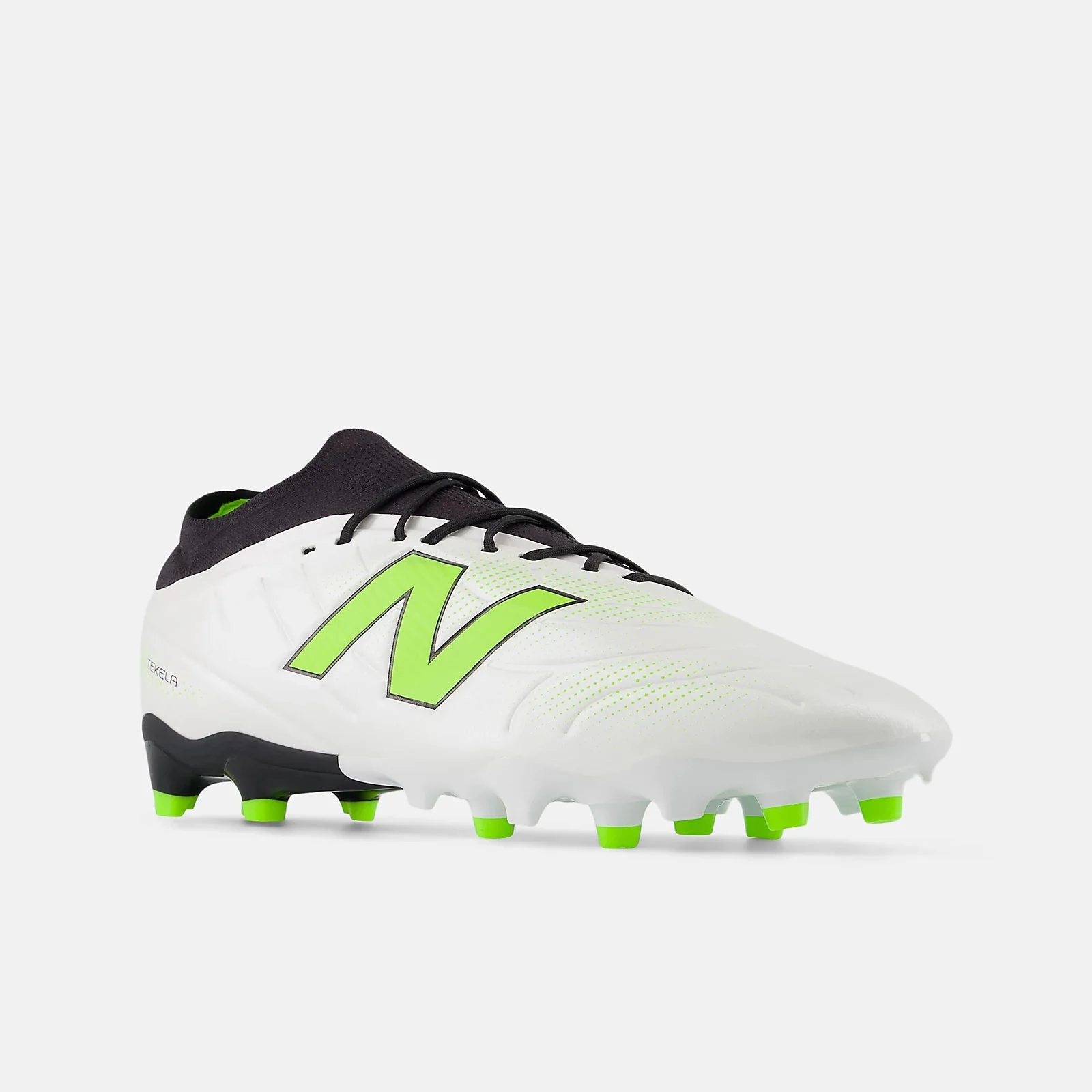 New Balance Tekela Team Low Laced V5 2E Wide Firm Ground Soccer Cleats - Lime Light Pack (FA25) - Image 3