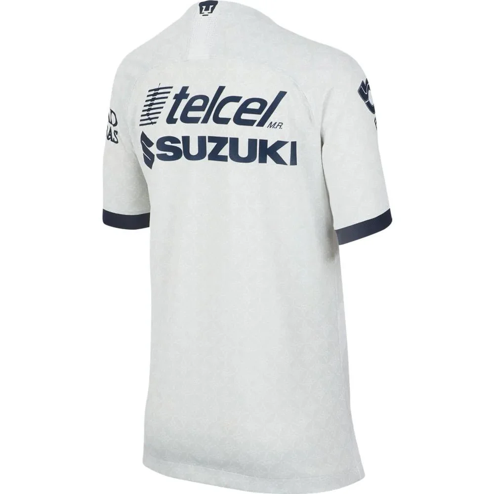 Nike 2019-20 Pumas YOUTH Home Jersey - White-Navy - Image 2