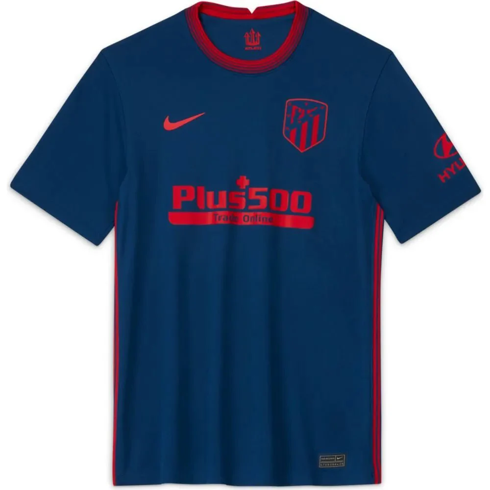 Nike 2020-21 Atletico Madrid Away Jersey - Navy-Red
