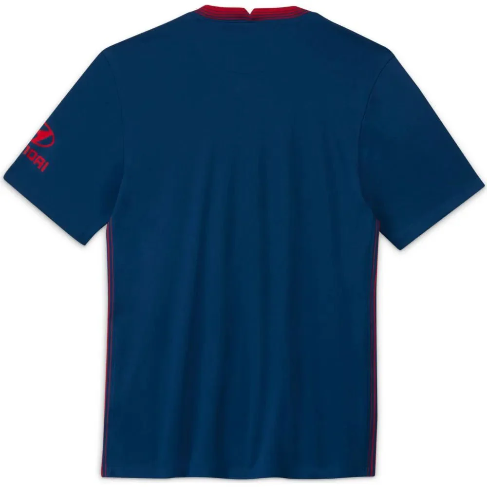 Nike 2020-21 Atletico Madrid Away Jersey - Navy-Red - Image 2