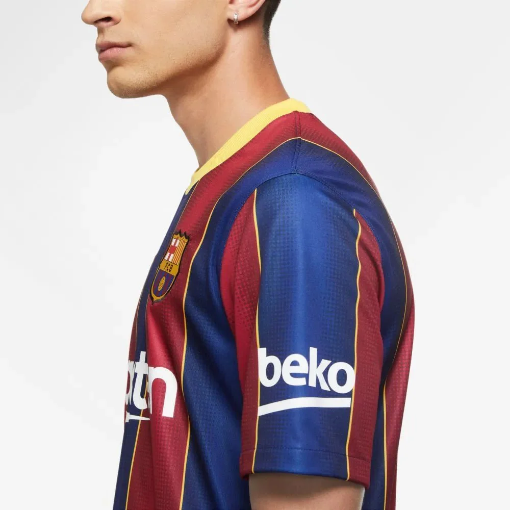 Nike 2020-21 Barcelona Home Jersey - Blue-Red - Image 3