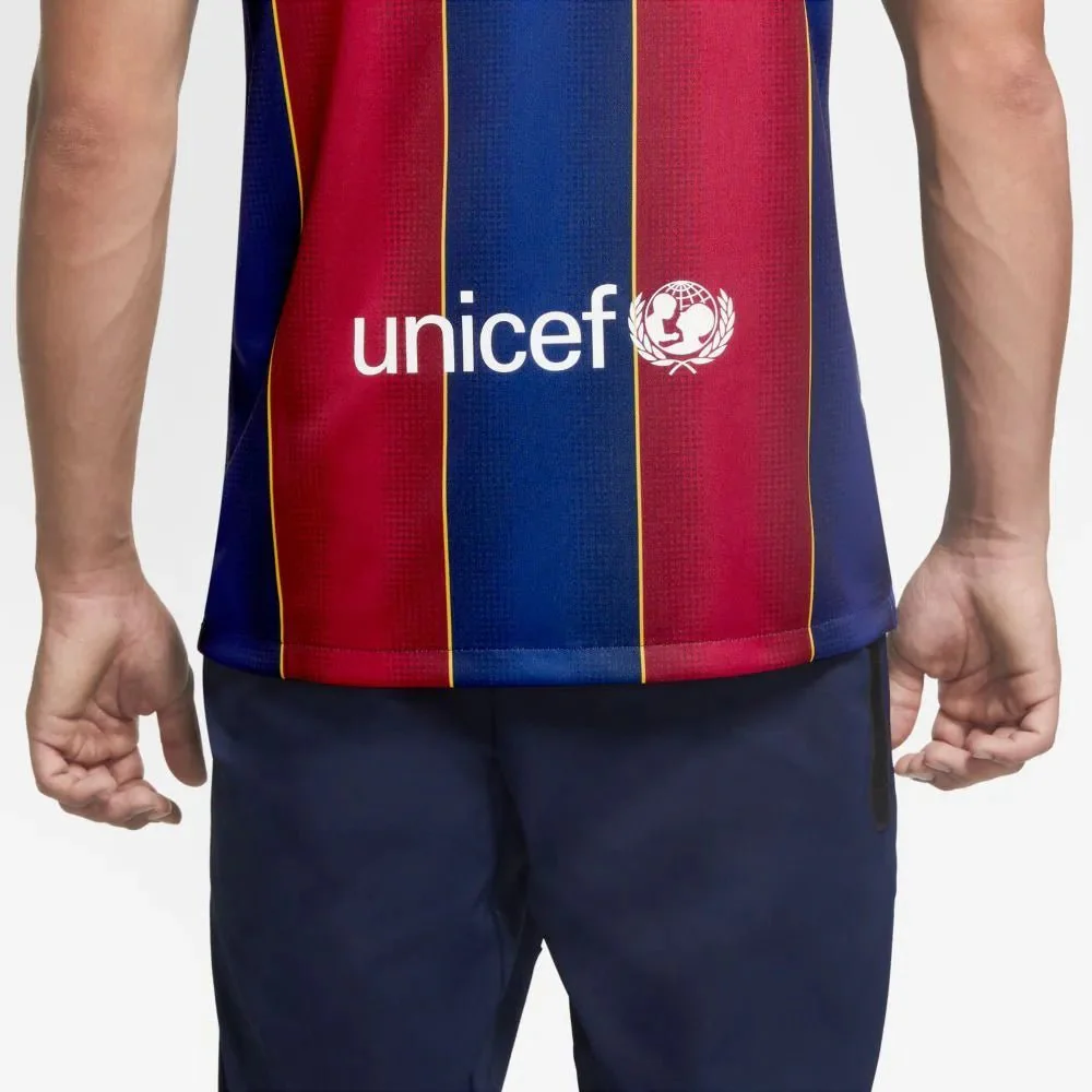 Nike 2020-21 Barcelona Home Jersey - Blue-Red - Image 6