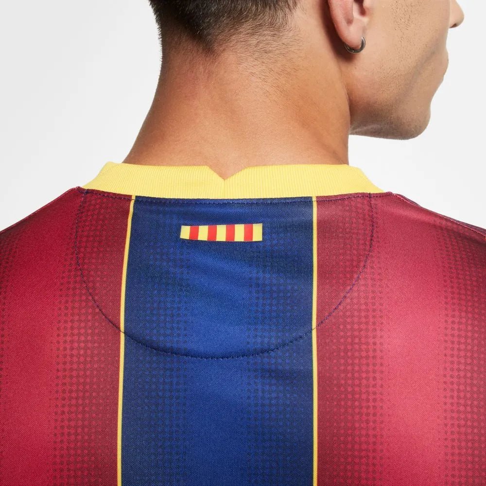 Nike 2020-21 Barcelona Home Jersey - Blue-Red - Image 7