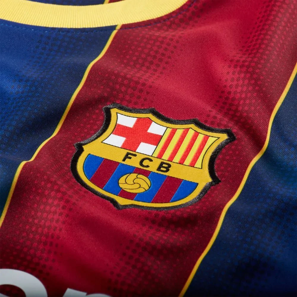 Nike 2020-21 Barcelona Home Jersey - Blue-Red - Image 8