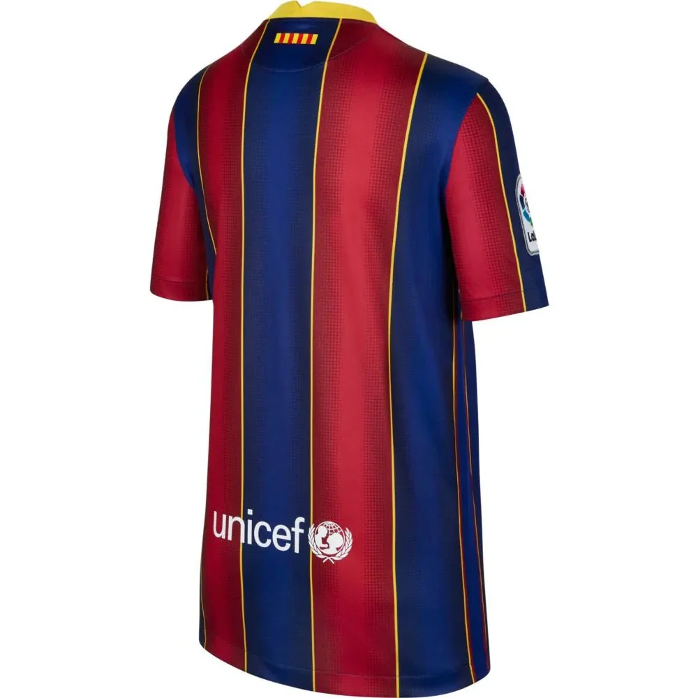 Nike 2020-21 Barcelona Youth Home Jersey - Blue-Red - Image 2