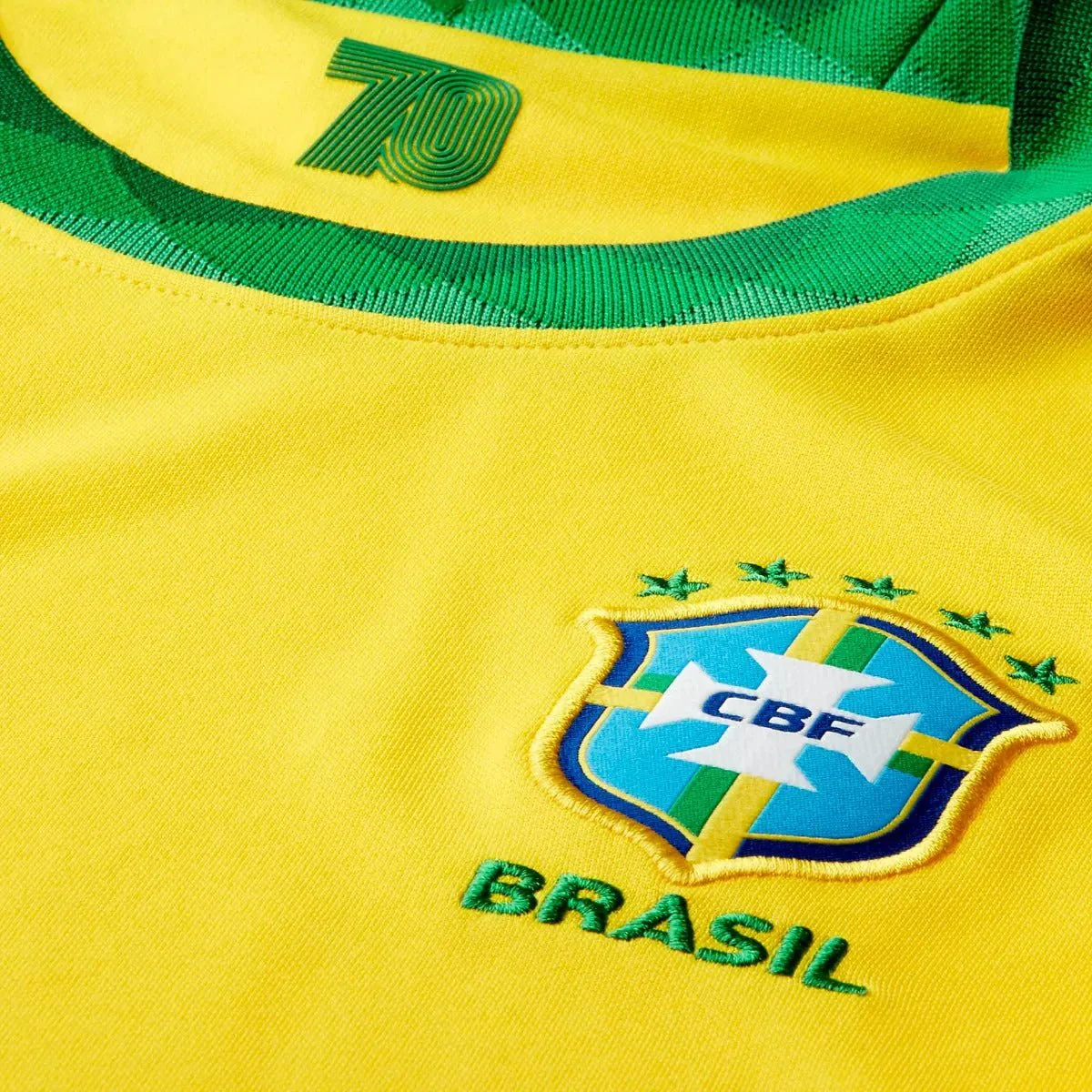 Nike 2020-21 Brasil Youth Home Jersey - Yellow - Image 3