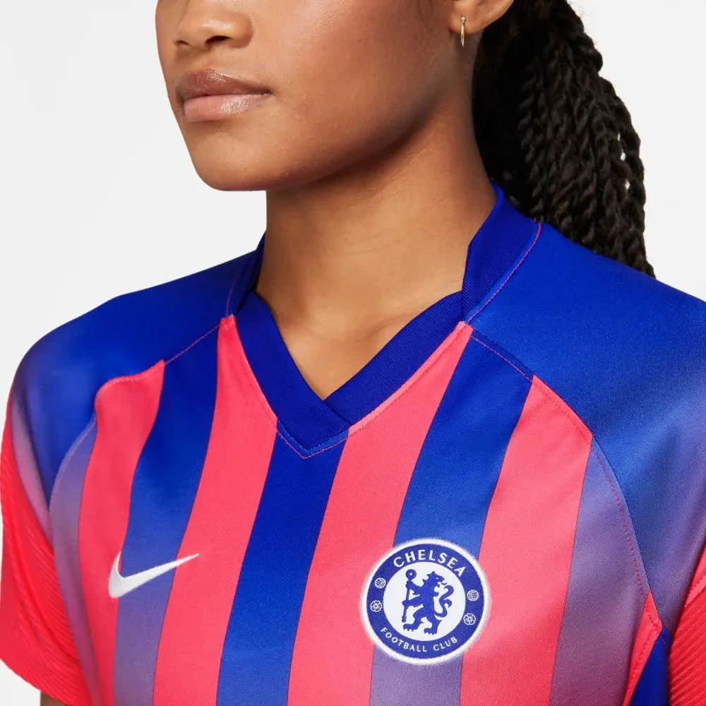 Nike 2020-21 Chelsea Women Third Jersey - Ember Glow-Purple - Image 3