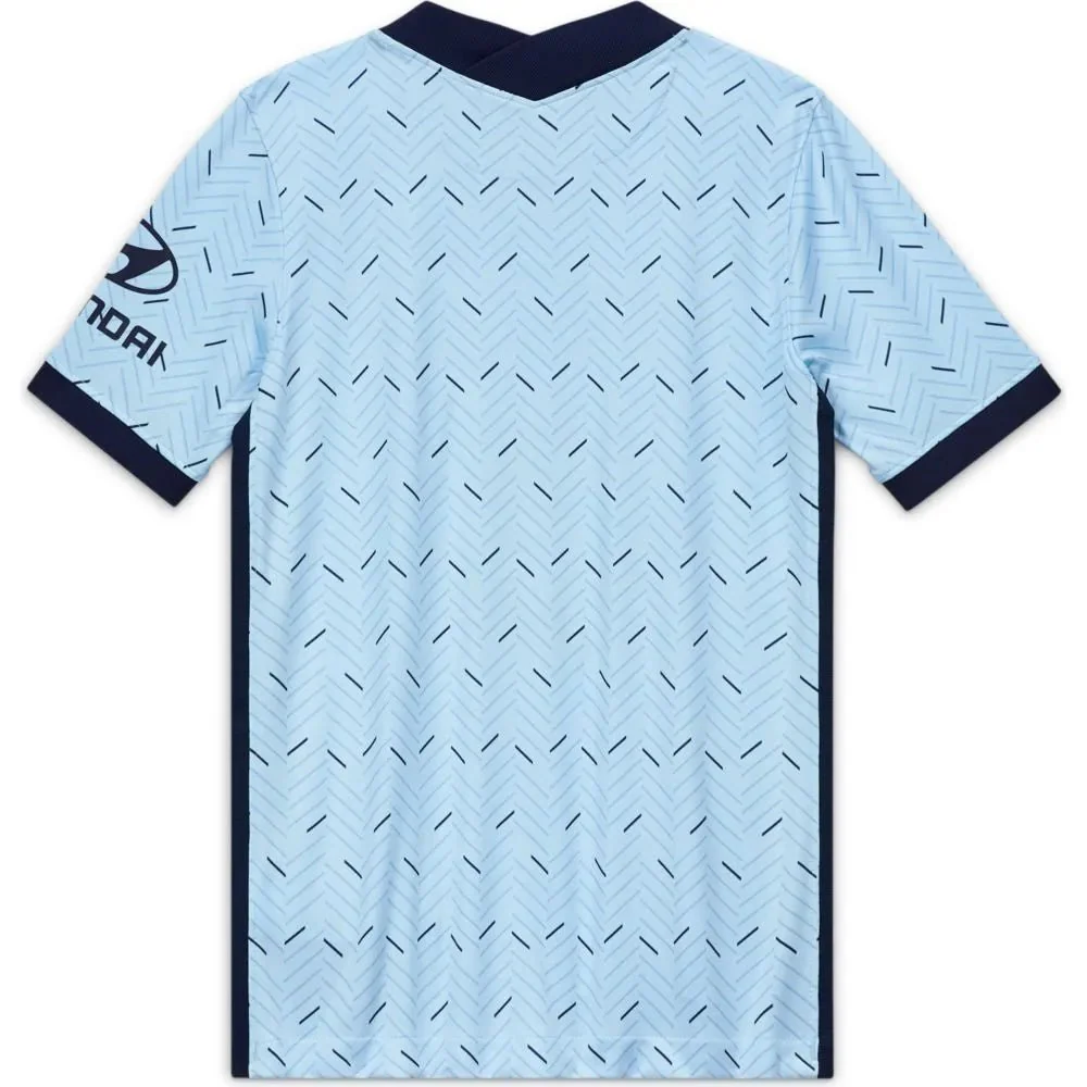 Nike 2020-21 Chelsea YOUTH Away Jersey - Sky Blue-Navy - Image 2