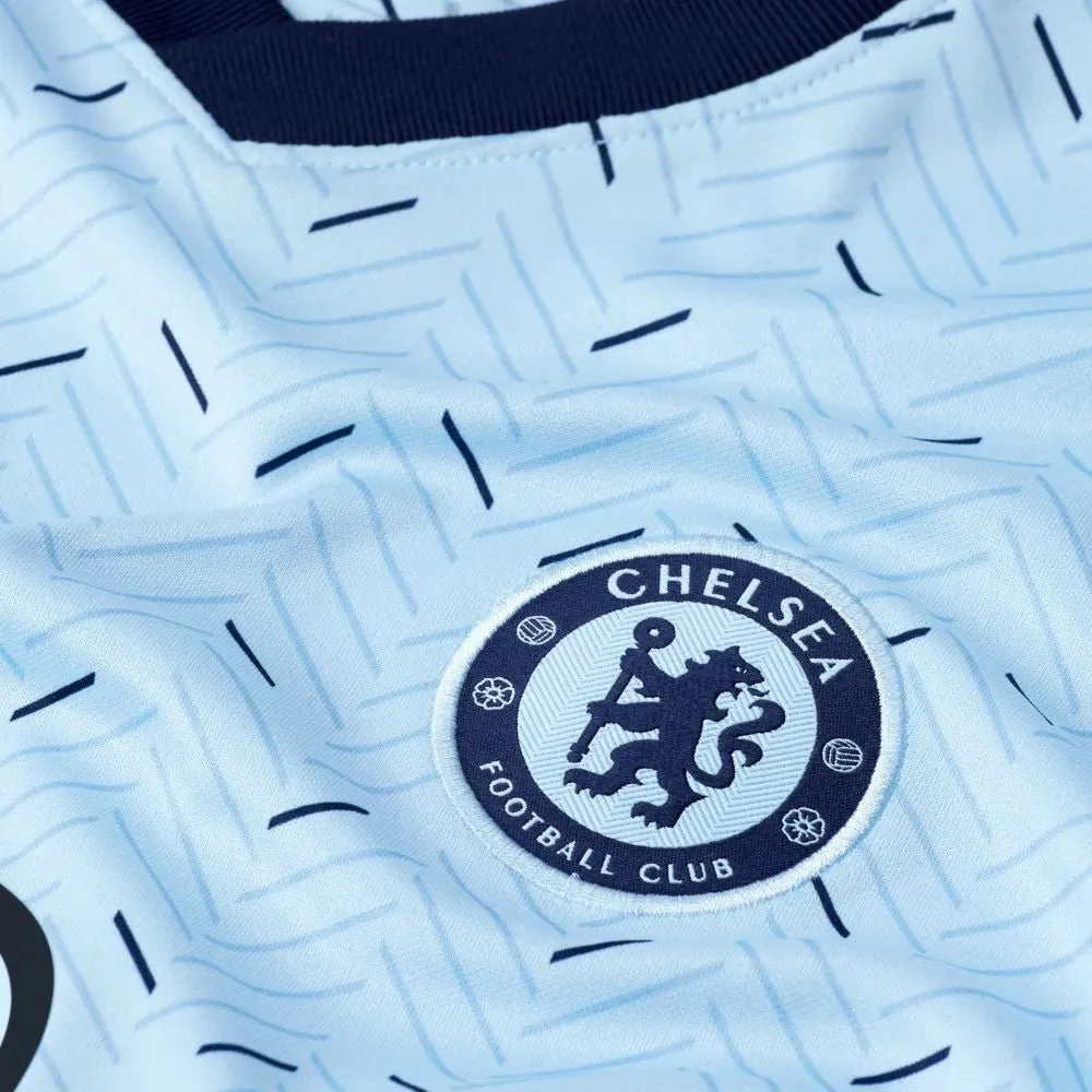 Nike 2020-21 Chelsea YOUTH Away Jersey - Sky Blue-Navy - Image 3
