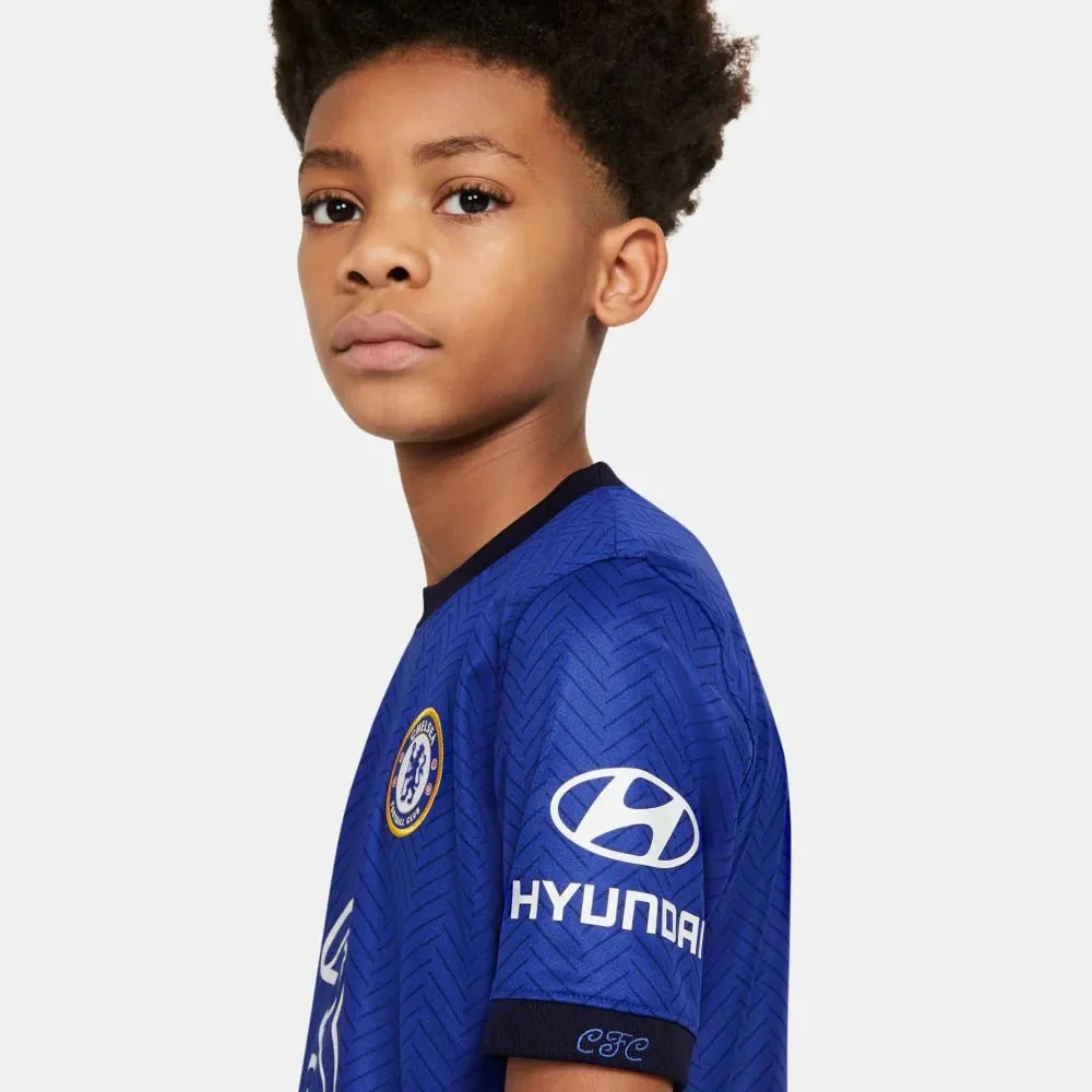 Nike 2020-21 Chelsea Youth Home Jersey - Blue - Image 4