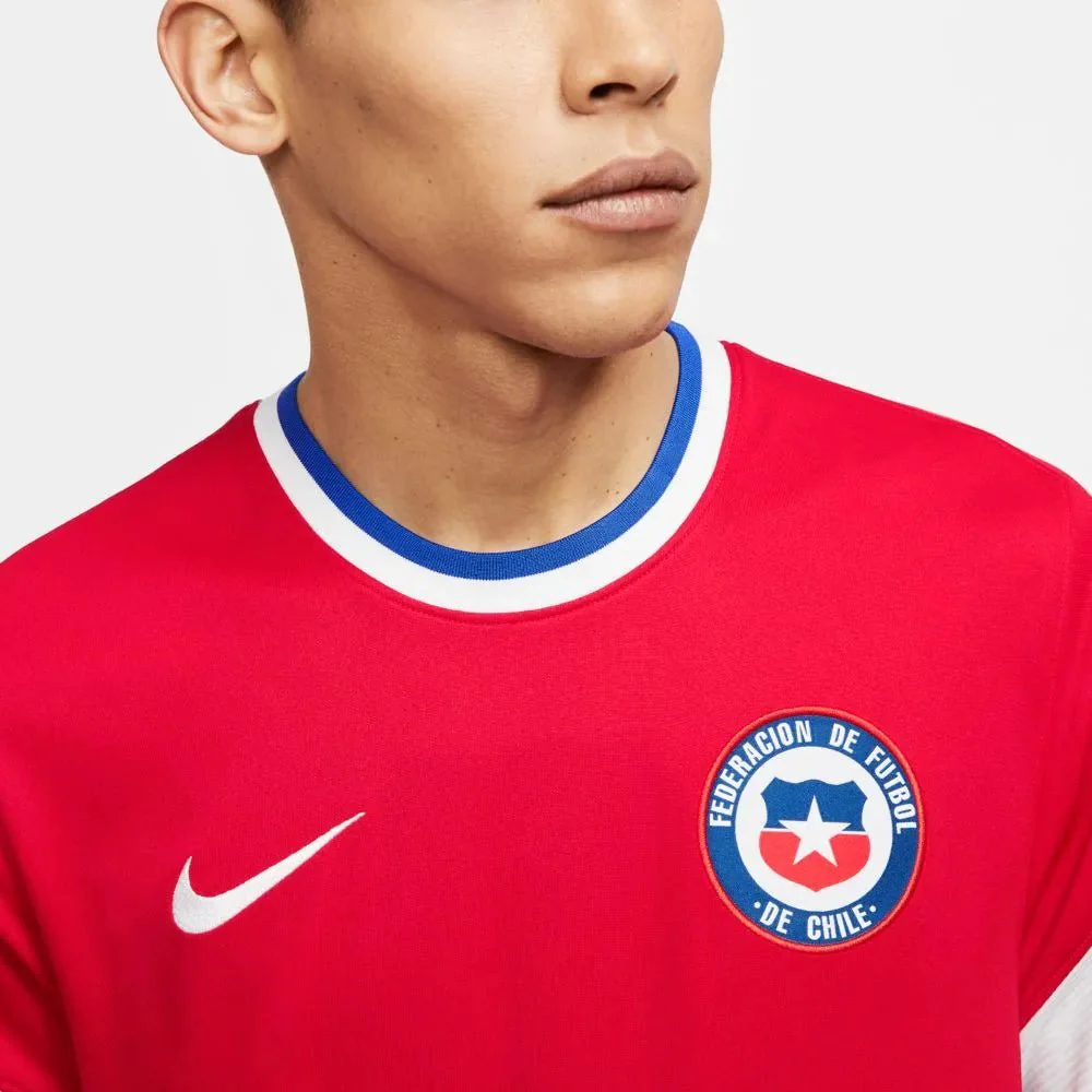 Nike 2020-21 Chile Home Jersey - Red-White - Image 3