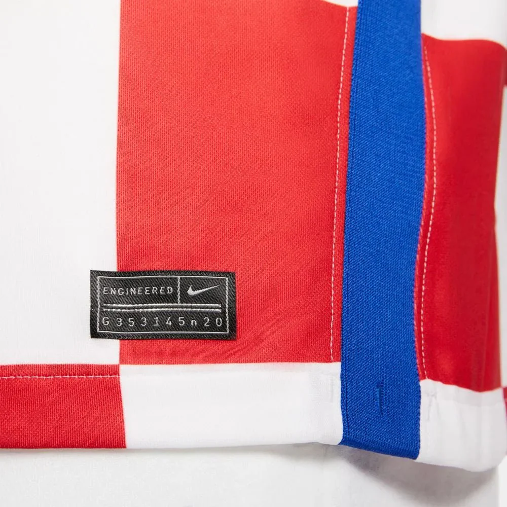 Nike 2020-21 Croatia Home Jersey - White-Red - Image 7
