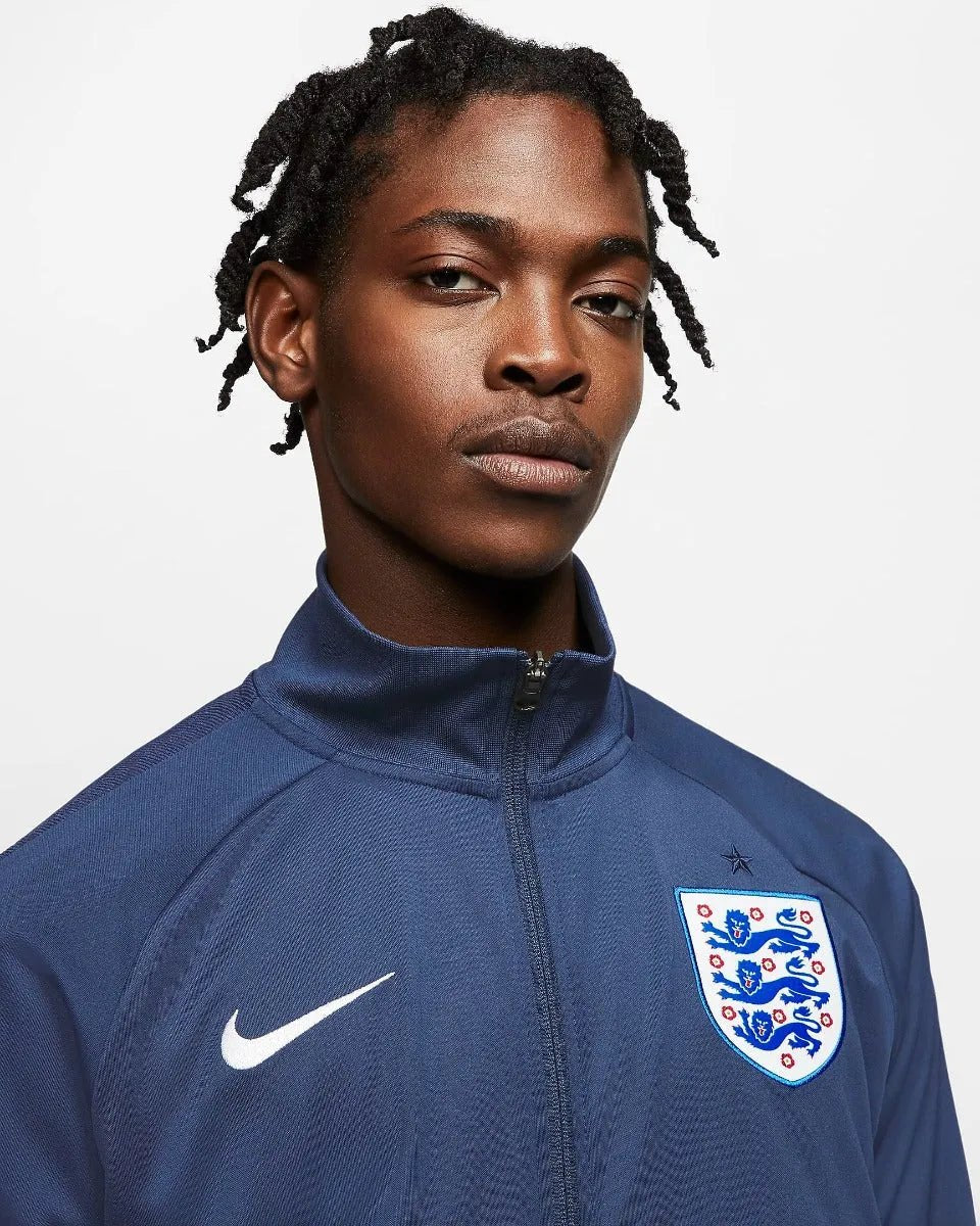 Nike 2020-21 England Anthem Track Jacket - Navy - Image 3