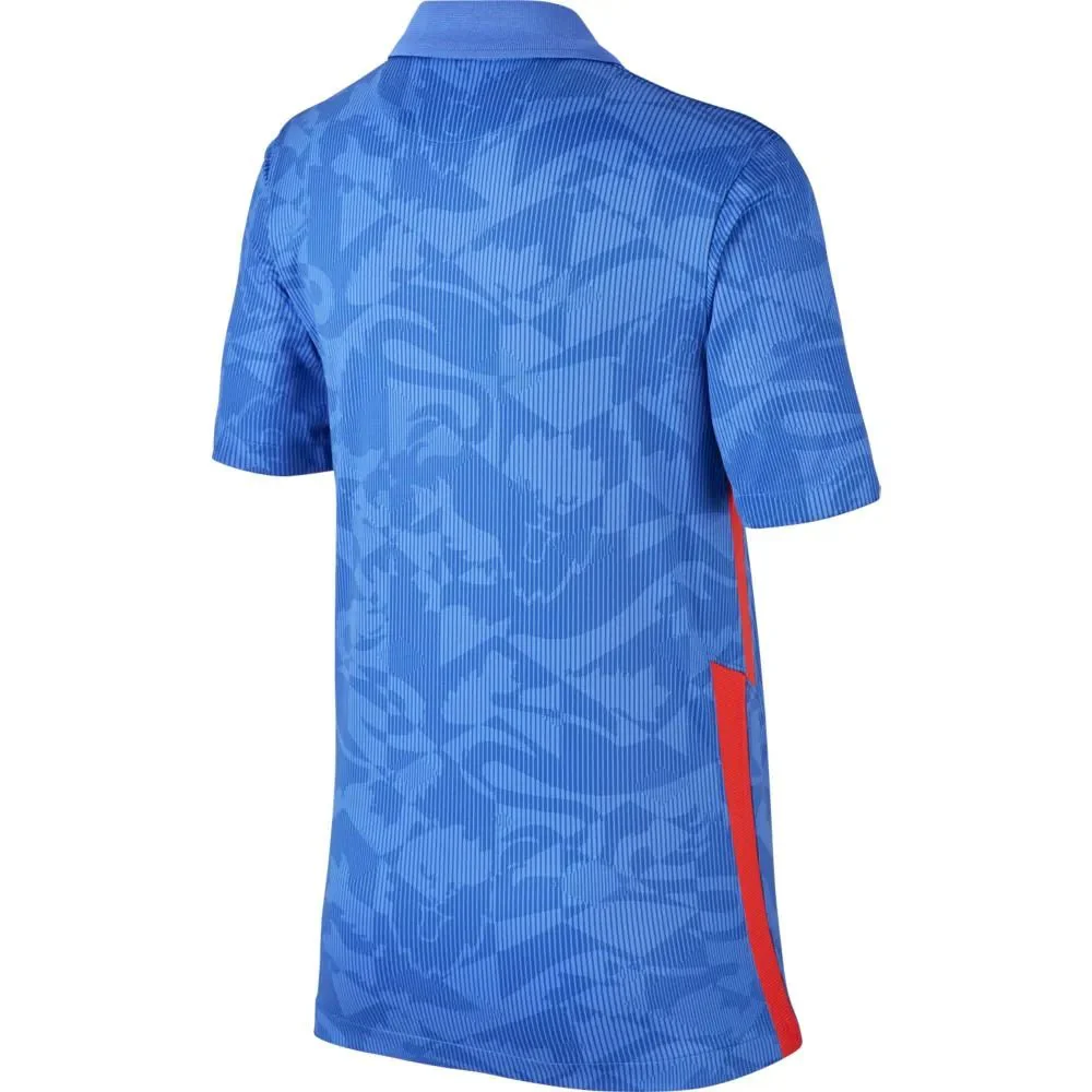 Nike 2020-21 England YOUTH Away Jersey - Blue-Red - Image 2
