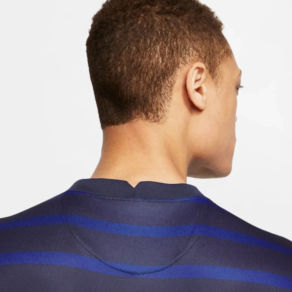 Nike 2020-21 France Home Jersey - Blue-Red - Image 4