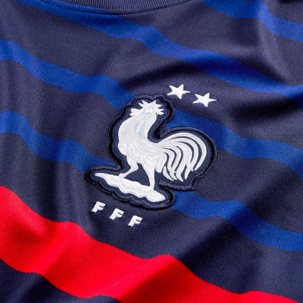 Nike 2020-21 France Home Jersey - Blue-Red - Image 5