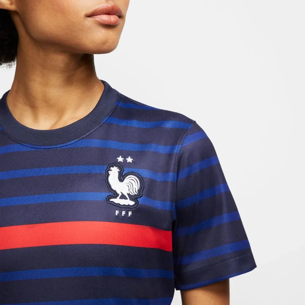 Nike 2020-21 France WOMENS Home Jersey - Blue-Red - Image 5