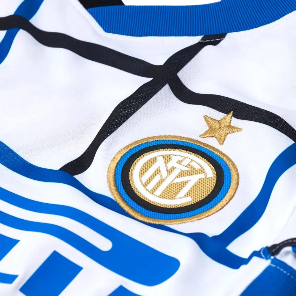Nike 2020-21 Inter Milan YOUTH Away Jersey - White-Blue-Black - Image 3