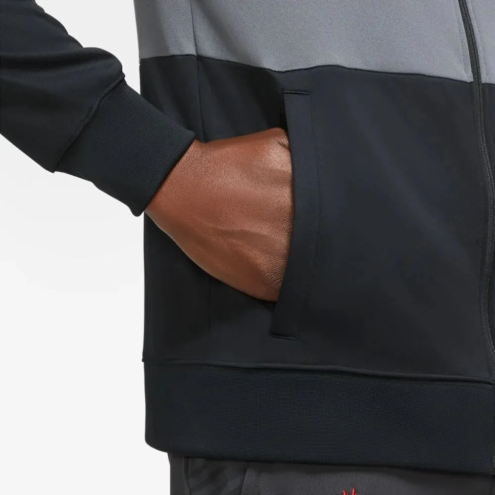 Nike 2020-21 Liverpool Anthem Track Jacket - Black-Grey - Image 5