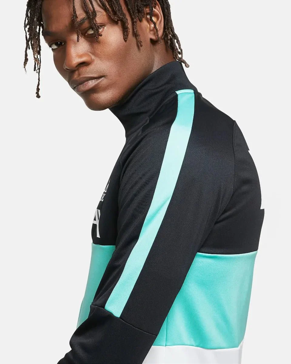 Nike 2020-21 Liverpool I96 Anthem Track Jacket - Black-Turquoise-White - Image 4