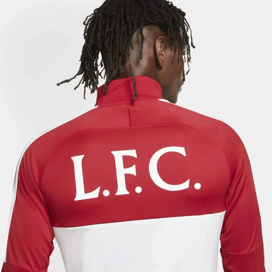 Nike 2020-21 Liverpool I96 Anthem Track Jacket - Red-White - Image 4