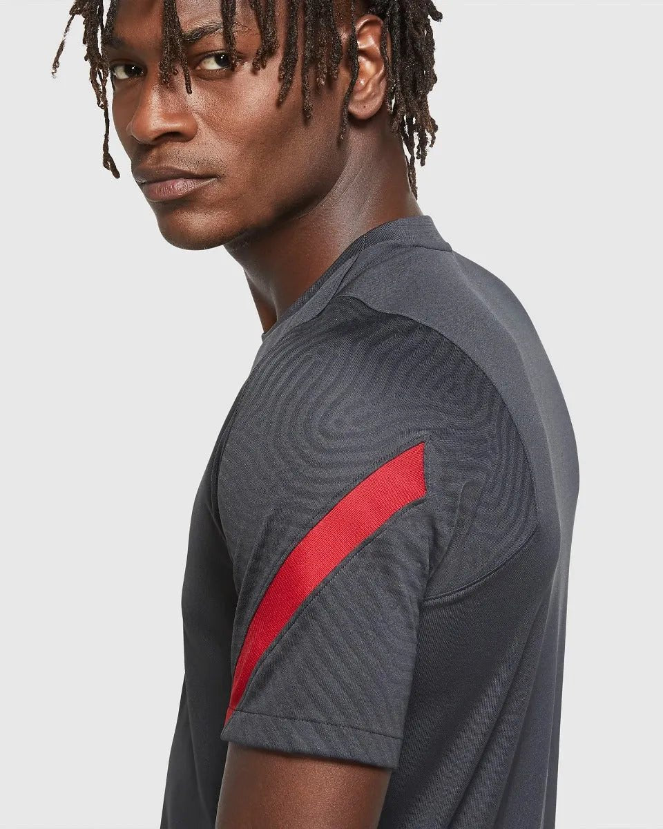Nike 2020-21 Liverpool Strike Training Jersey - Dark Grey-Red - Image 3