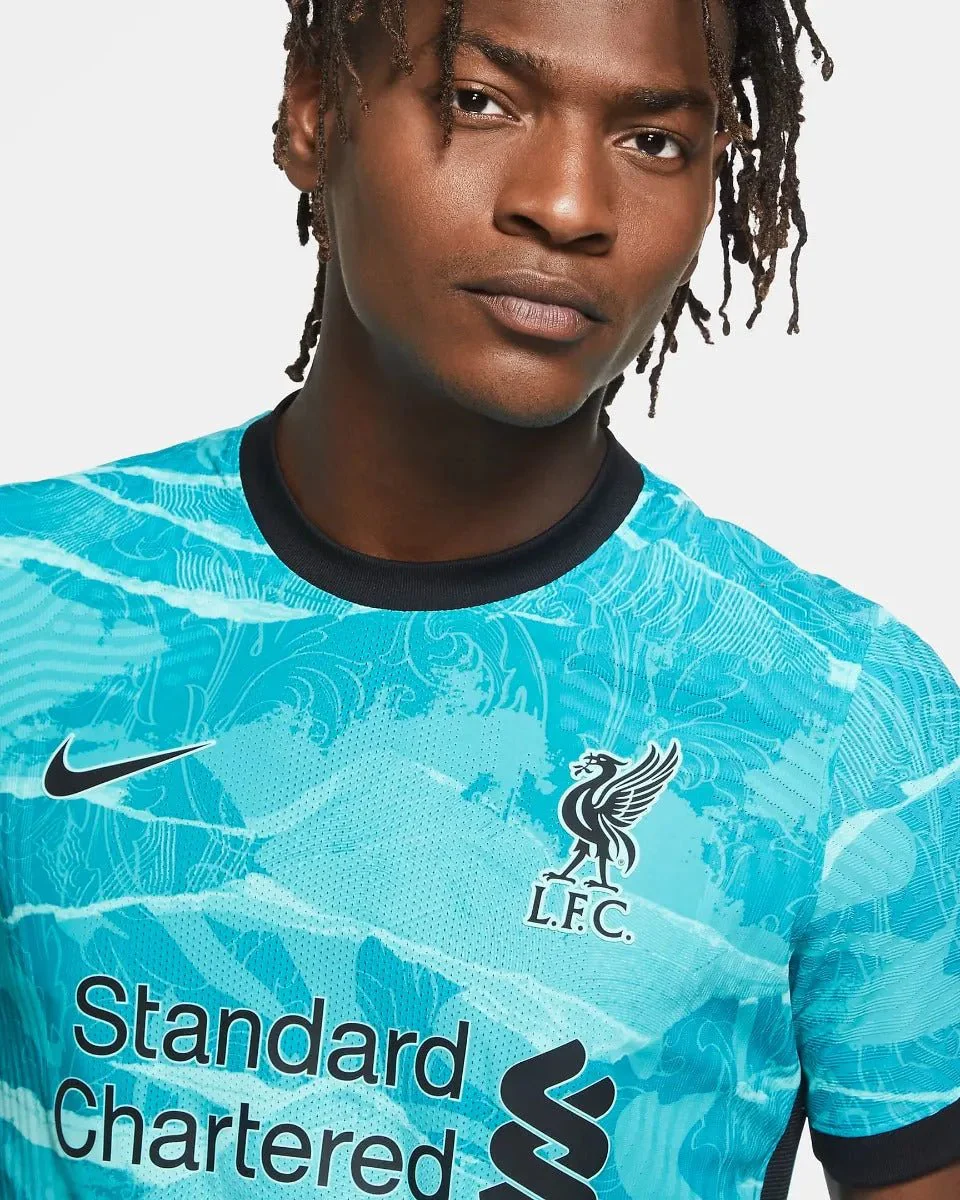Nike 2020-21 Liverpool Vapor Match Authentic Away Jersey - Teal - Image 3