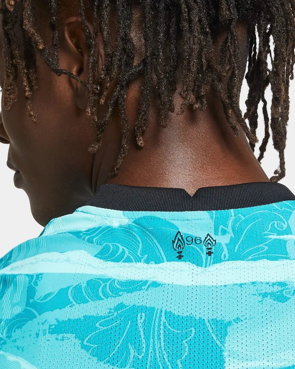 Nike 2020-21 Liverpool Vapor Match Authentic Away Jersey - Teal - Image 4