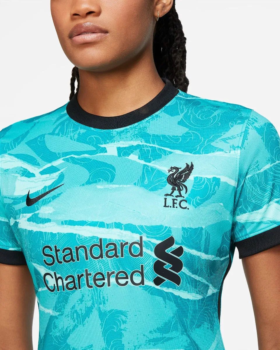 Nike 2020-21 Liverpool Women Away Jersey - Turquoise - Image 3
