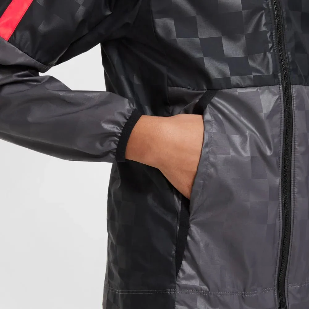 Nike 2020-21 Liverpool Youth AWF Lite Jacket - Black-Crimson - Image 6