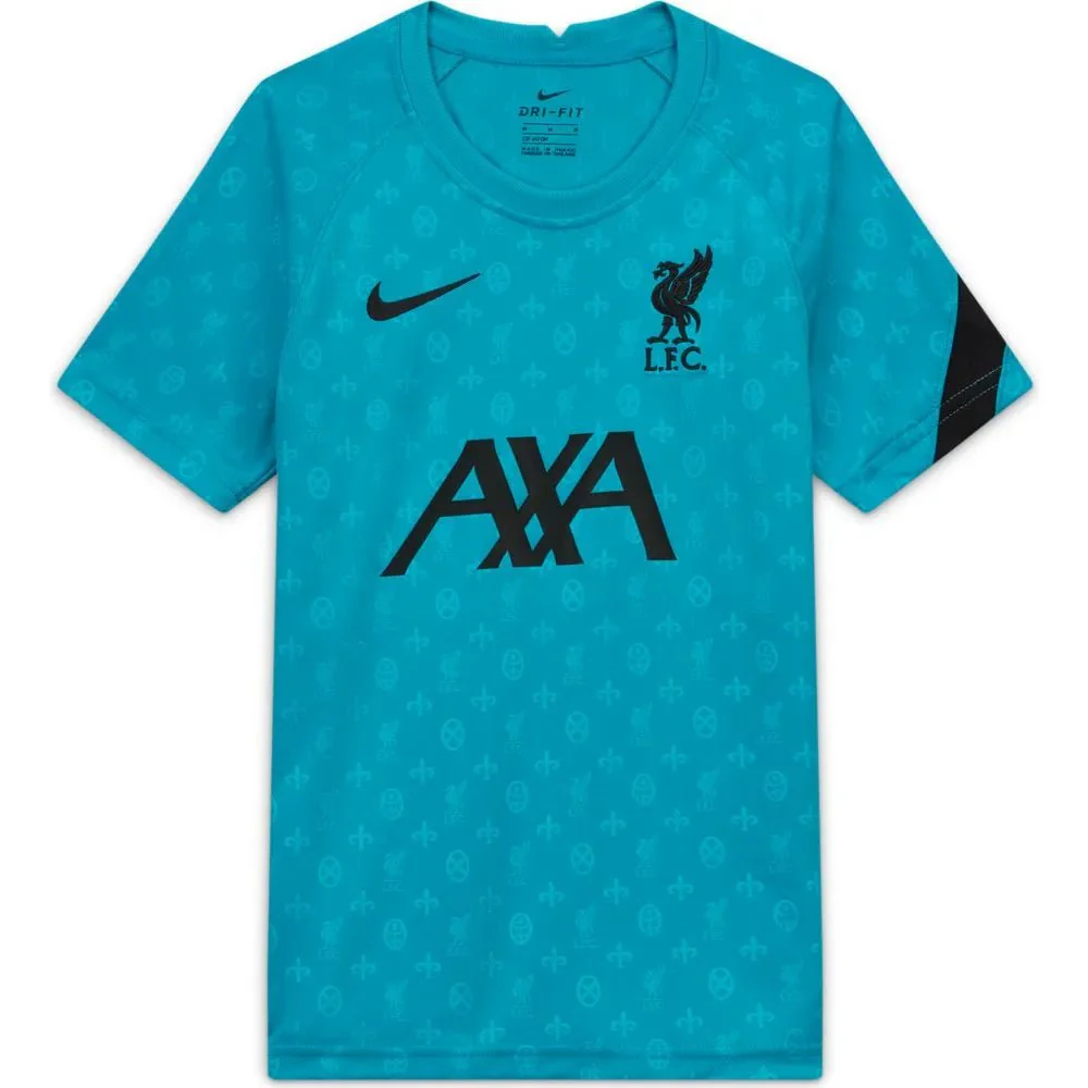 Nike 2020-21 Liverpool YOUTH Pre-Match Jersey - Turquoise