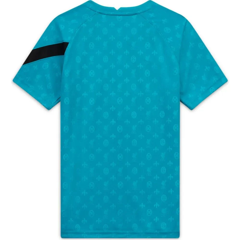 Nike 2020-21 Liverpool YOUTH Pre-Match Jersey - Turquoise - Image 2