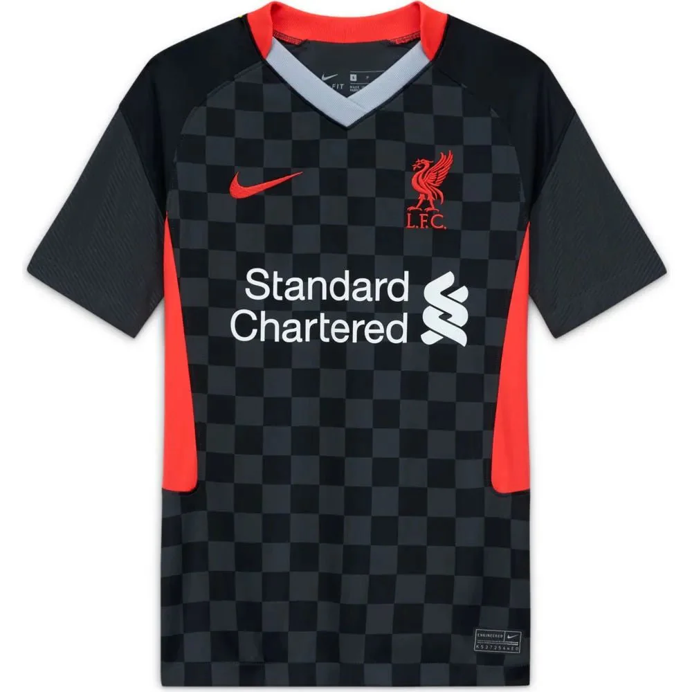 Nike 2020-21 Liverpool Youth Third Jersey - Anthracite-Crimson