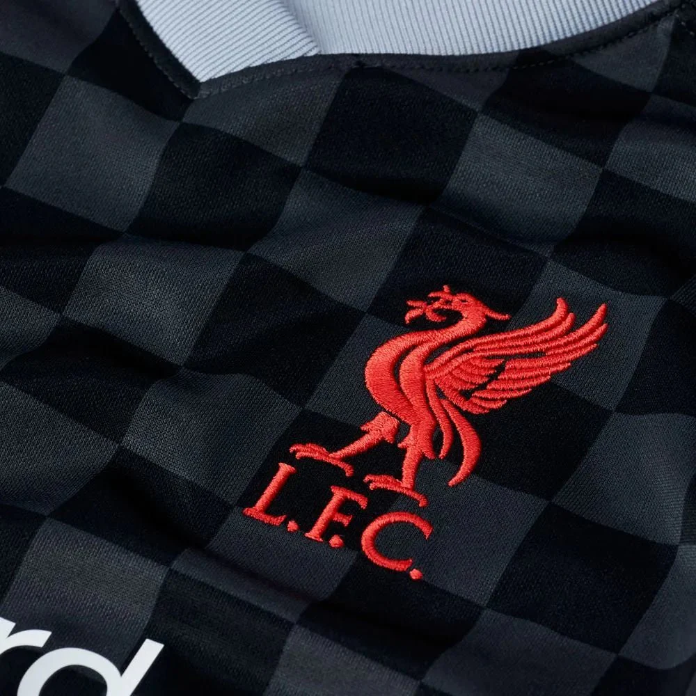Nike 2020-21 Liverpool Youth Third Jersey - Anthracite-Crimson - Image 3