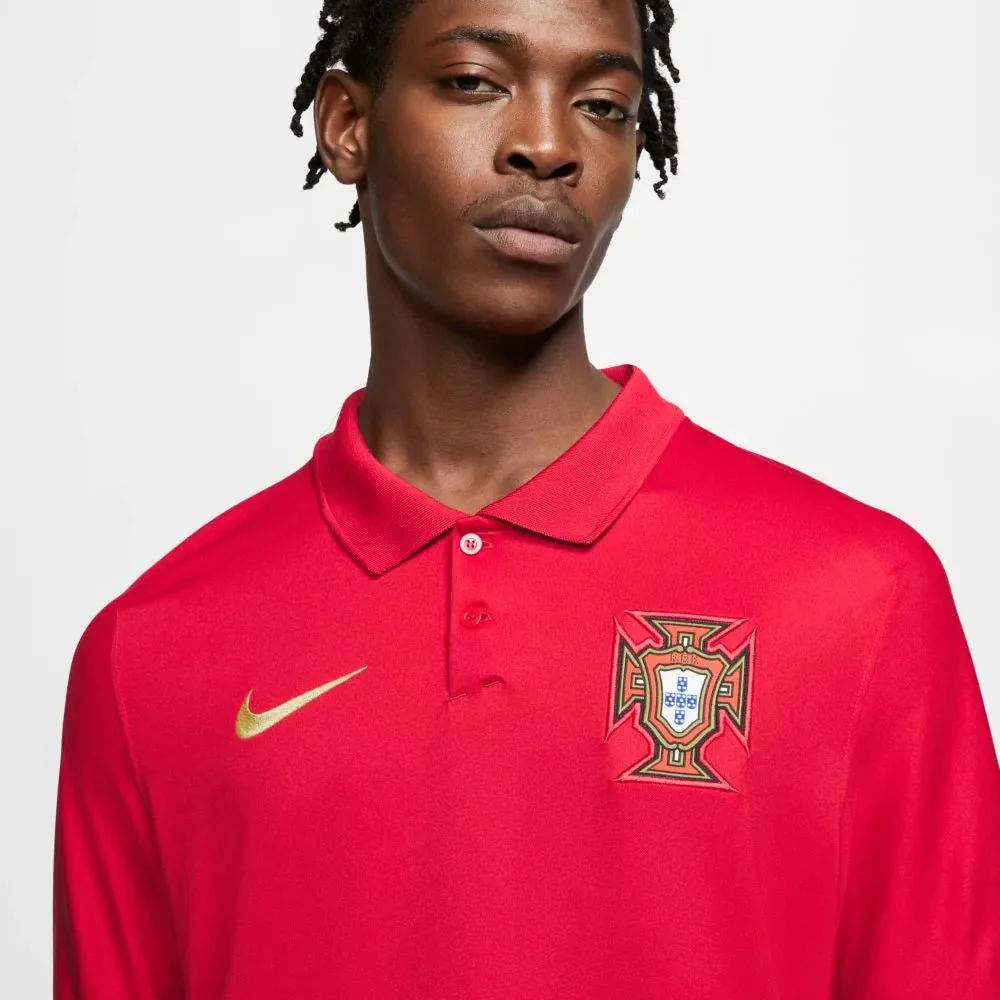 Nike 2020-21 Portugal Home Jersey - Red - Image 3