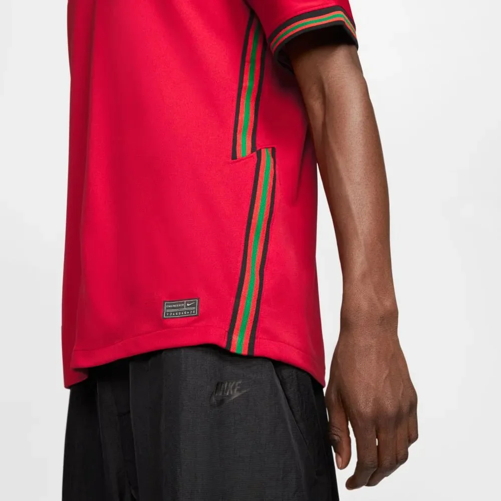 Nike 2020-21 Portugal Home Jersey - Red - Image 4