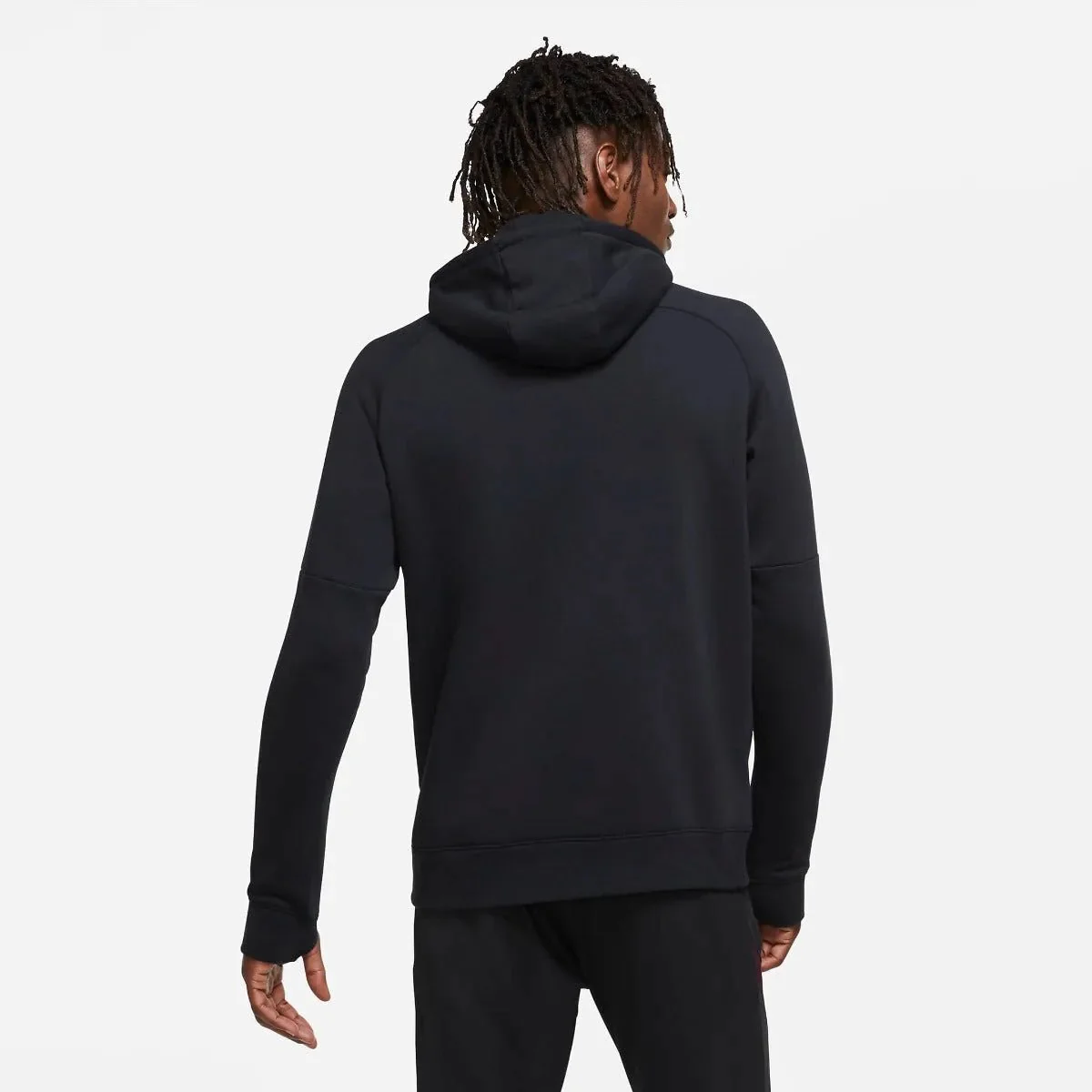 Nike 2020-21 PSG GFA Fleece Pullover Hoodie - Black - Image 2