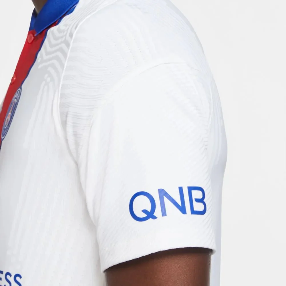Nike 2020-21 PSG Vapor Match Authentic Away Jersey - White-Royal-Red - Image 3
