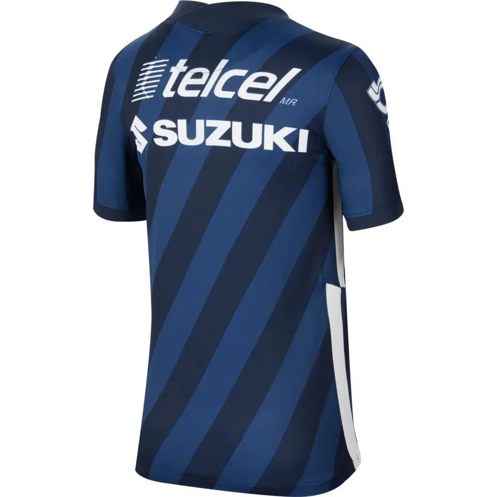 Nike 2020-21 Pumas YOUTH Away Jersey - Navy-White - Image 2