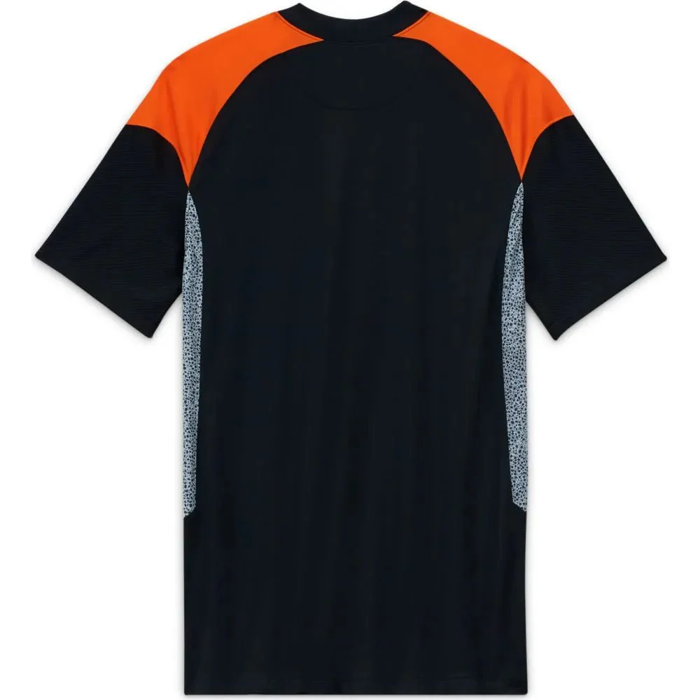 Nike 2020-21 Roma Third Jersey - Black-Orange - Image 2